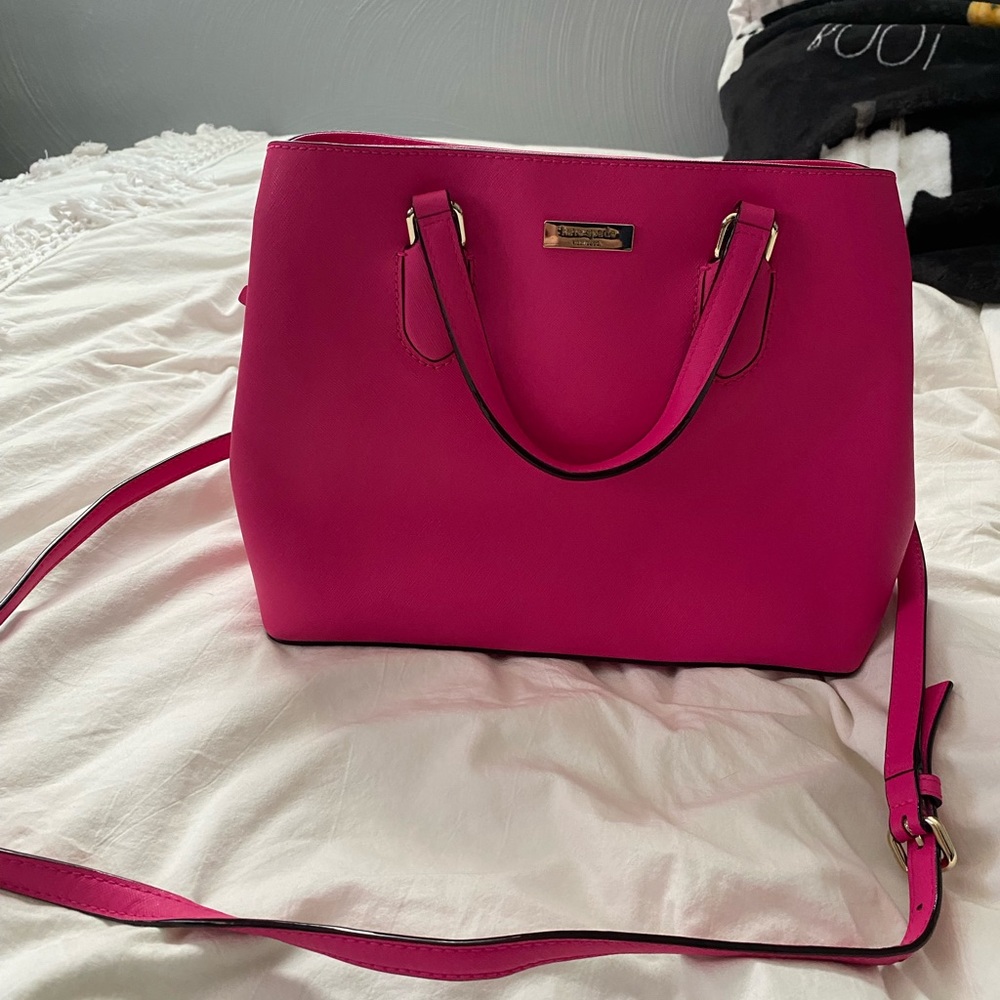 Kate Spade Hot Pink Crossbody Satchel
